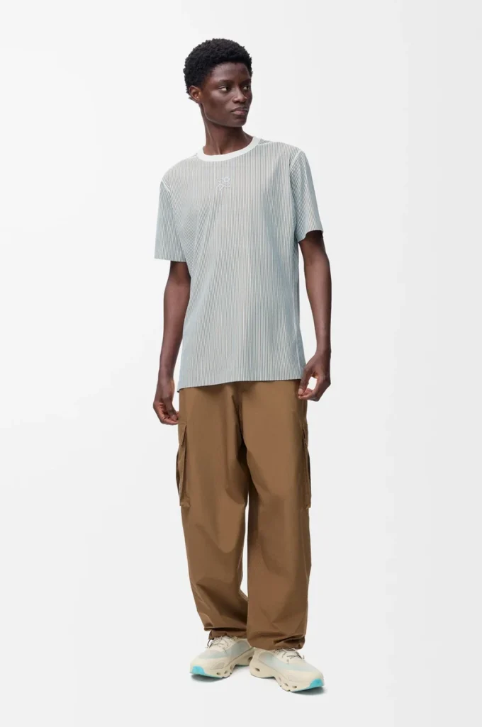 Active T-shirt in technical jersey Beige/Blue Active T-shirt in technical jersey Beige/Blue