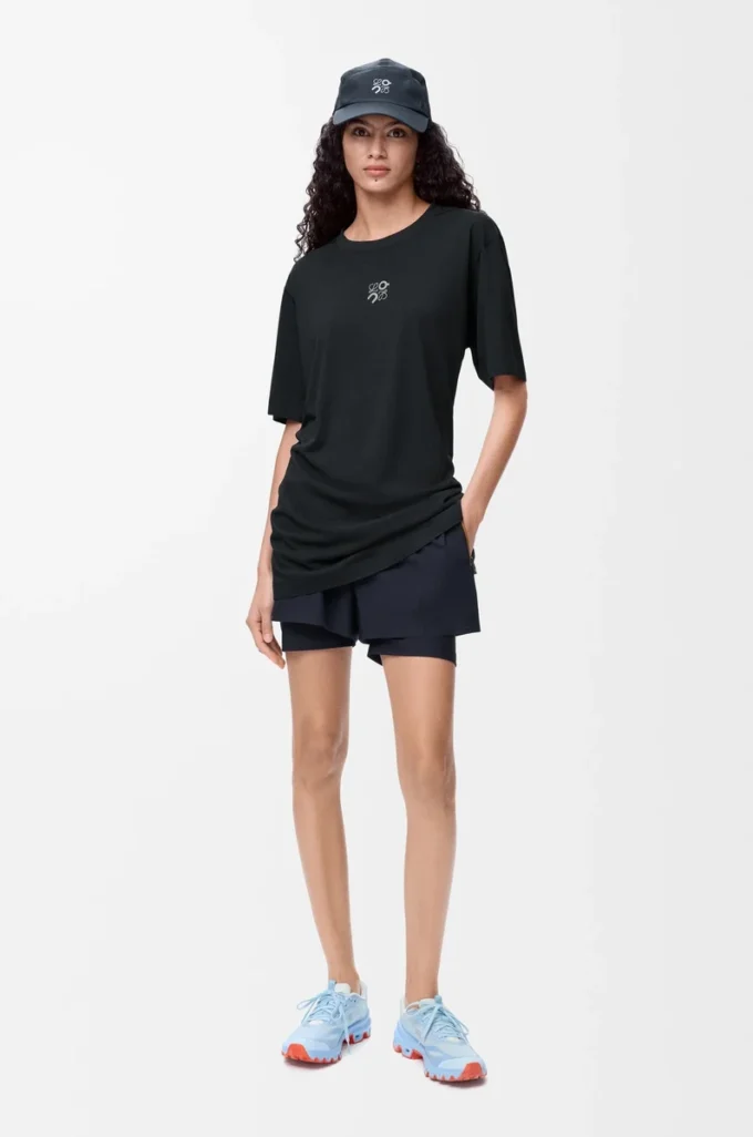 Active T-shirt in technical jersey Black