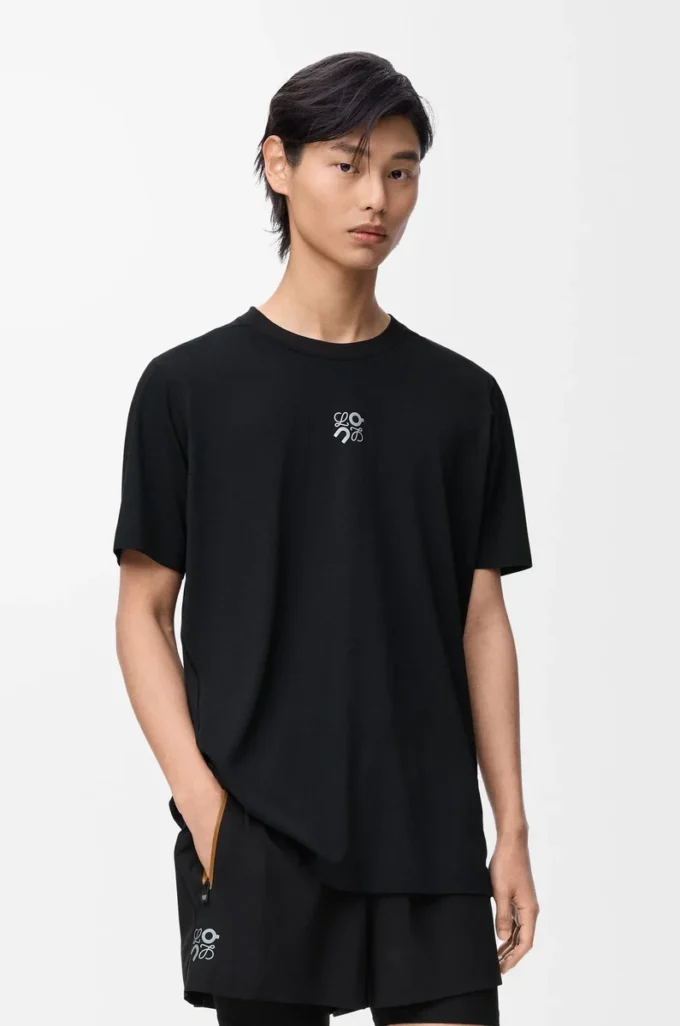 Active T-shirt in technical jersey Black
