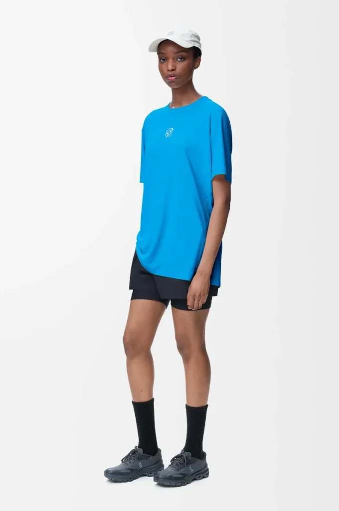 Active T-shirt in technical jersey Blue Active T-shirt in technical jersey Blue