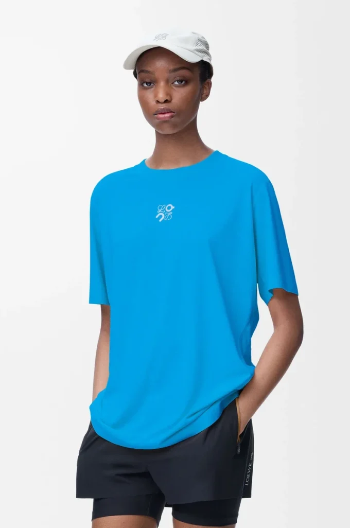 Active T-shirt in technical jersey Blue Active T-shirt in technical jersey Blue