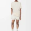Active T-shirt in technical jersey Ivory Active T-shirt in technical jersey Ivory