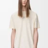 Active T-shirt in technical jersey Ivory Active T-shirt in technical jersey Ivory