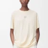Active T-shirt in technical jersey Ivory Active T-shirt in technical jersey Ivory
