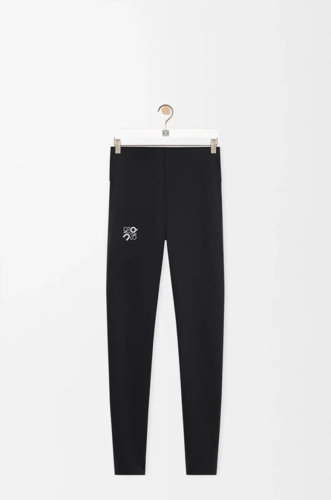 Active tights in technical jersey Black