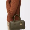 Amazona 23 bag in nappa calfskin Dark Khaki