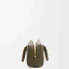 Amazona 23 bag in nappa calfskin Dark Khaki