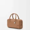 Amazona 23 bag in soft grained calfskin Mocha