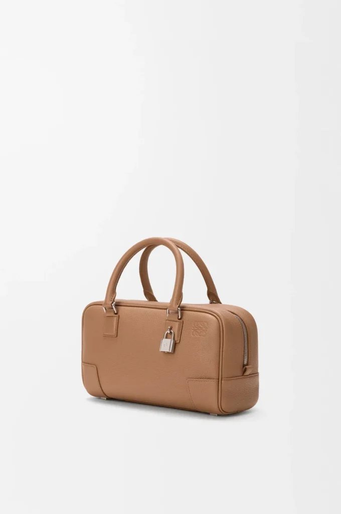 Amazona 23 bag in soft grained calfskin Mocha