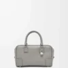 Amazona 23 bag in soft grained calfskin Pearl Grey