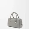 Amazona 23 bag in soft grained calfskin Pearl Grey