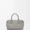 Amazona 23 bag in soft grained calfskin Pearl Grey