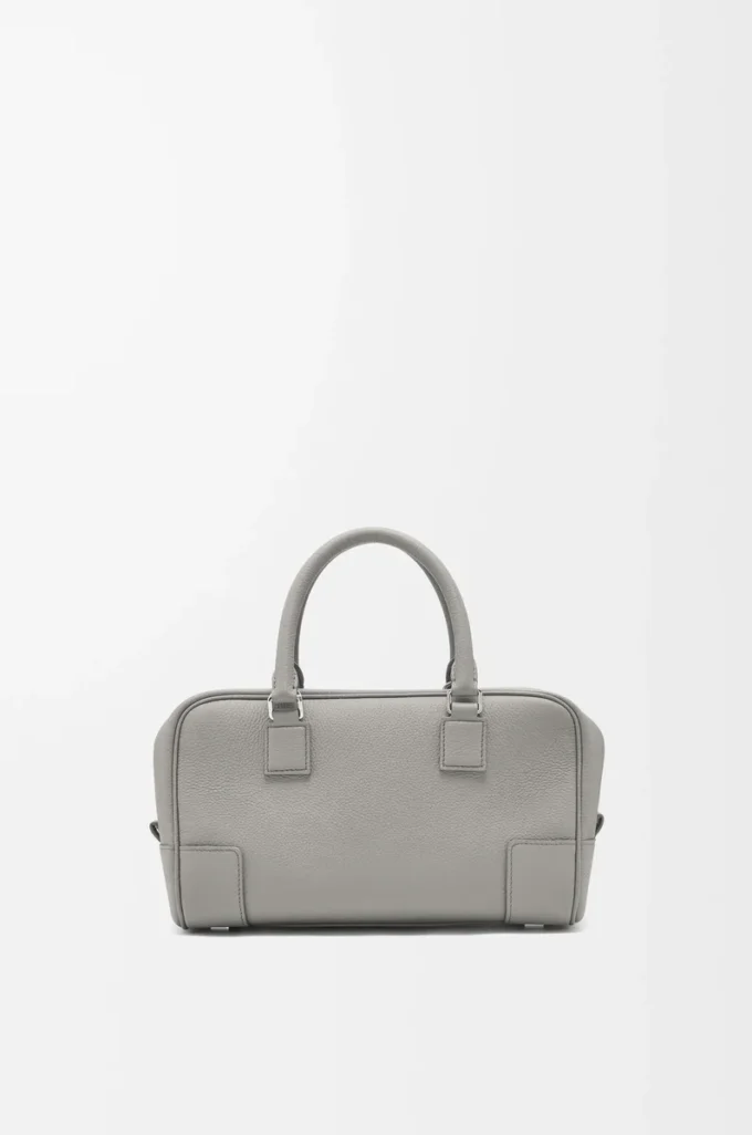 Amazona 23 bag in soft grained calfskin Pearl Grey