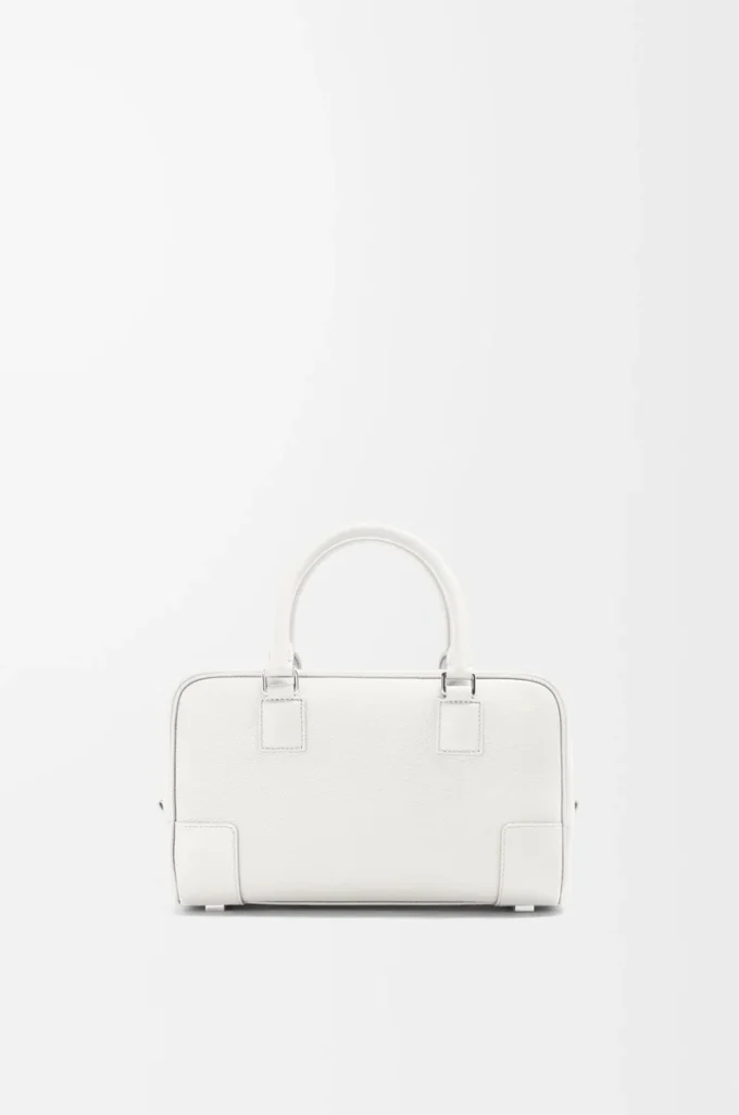 Amazona 23 bag in soft grained calfskin Soft White