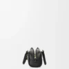 Amazona 23 cropped bag in nappa calfskin Black