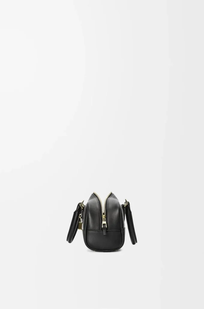 Amazona 23 cropped bag in nappa calfskin Black