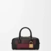 Amazona 23 cropped bag in nappa calfskin Black/Burgundy