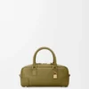 Amazona 23 cropped bag in nappa calfskin Olive