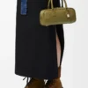 Amazona 23 cropped bag in nappa calfskin Olive