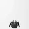 Amazona 23 cropped bag in shiny calfskin Black