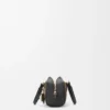 Amazona 23 cropped bag in tartan suede and nappa calfskin Tan/Black