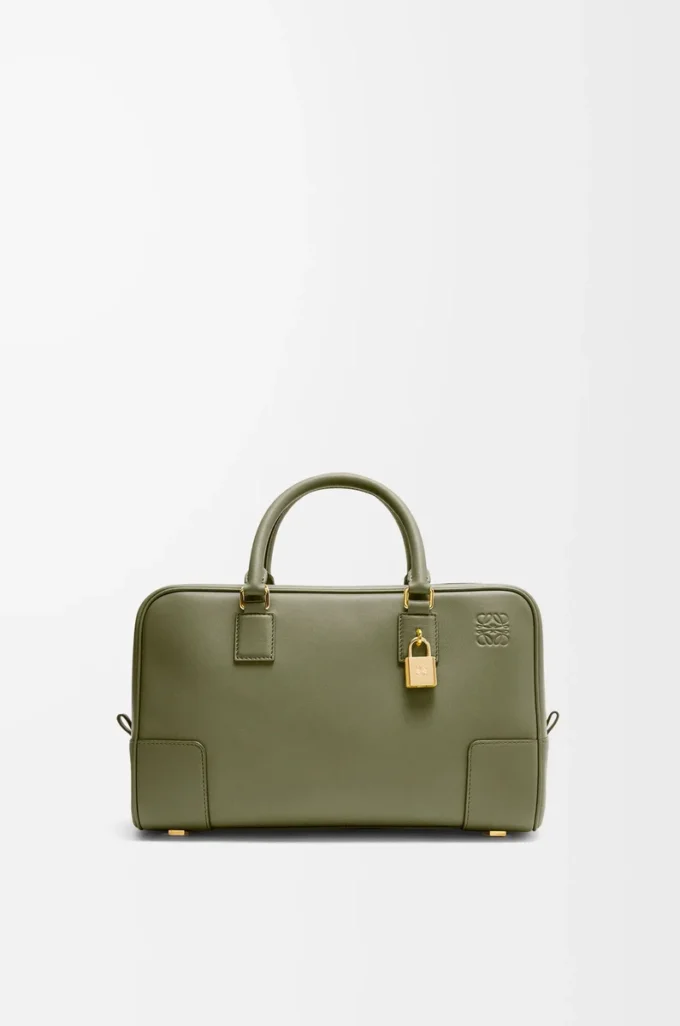 Amazona 28 bag in nappa calfskin Avocado Green