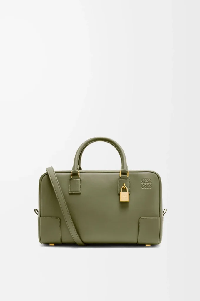 Amazona 28 bag in nappa calfskin Avocado Green