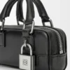 Amazona Nano in shiny calfskin Black
