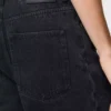 Anagram baggy jeans in denim Black