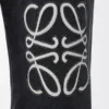 Anagram baggy jeans in denim Black