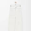 Anagram baggy jeans in denim White