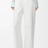 Anagram baggy jeans in denim White