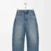 Anagram barrel jeans in denim Washed Denim