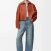 Anagram barrel jeans in denim Washed Denim