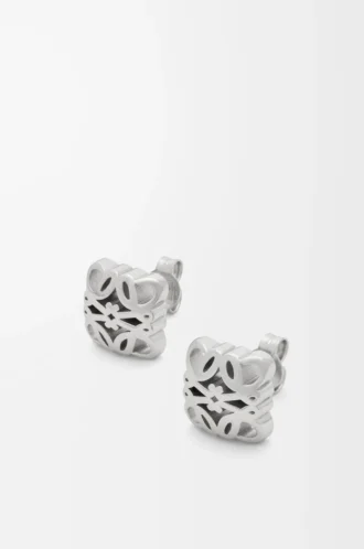 Anagram Bombé earrings in sterling silver Silver