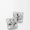 Anagram Bombé earrings in sterling silver Silver