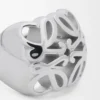 Anagram Bombé signet ring in sterling silver Silver