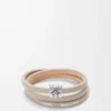 Anagram Bombé twist bracelet in calfskin Corda