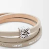 Anagram Bombé twist bracelet in calfskin Corda