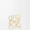 Anagram brooch in metal Gold