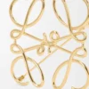 Anagram brooch in metal Gold