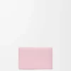 Anagram business cardholder in pebble grained calfskin Blossom