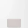 Anagram business cardholder in pebble grained calfskin Light Ghost