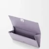 Anagram continental wallet in pebble grained calfskin Dirty Mauve