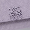 Anagram continental wallet in pebble grained calfskin Dirty Mauve