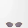 Anagram hexagonal sunglasses Smoke Moka