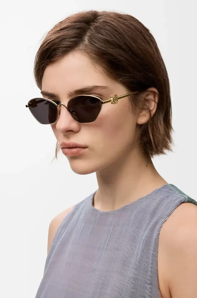Anagram hexagonal sunglasses Smoke Moka