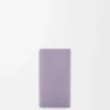 Anagram key case in pebble grained calfskin Dirty Mauve