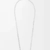 Anagram Pebble necklace in sterling silver and crystals Silver/Multicolor