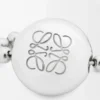 Anagram Pebble necklace in sterling silver and crystals Silver/Multicolor